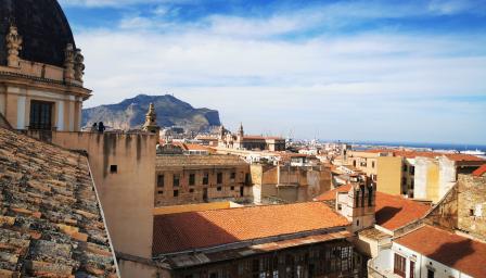 Palermon kattojen yllä. Kuva: Anna Schier