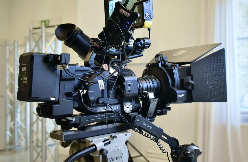 Videokamera.
