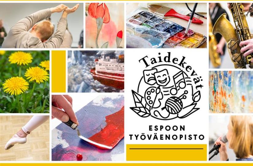 Taidekevään kokoava kuva