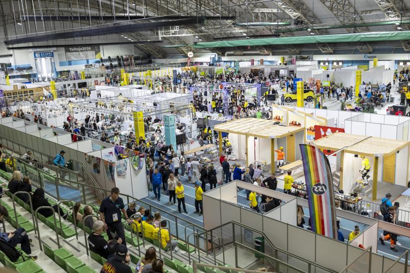 Taitaja2024 yleiskuva kilpailualueelta