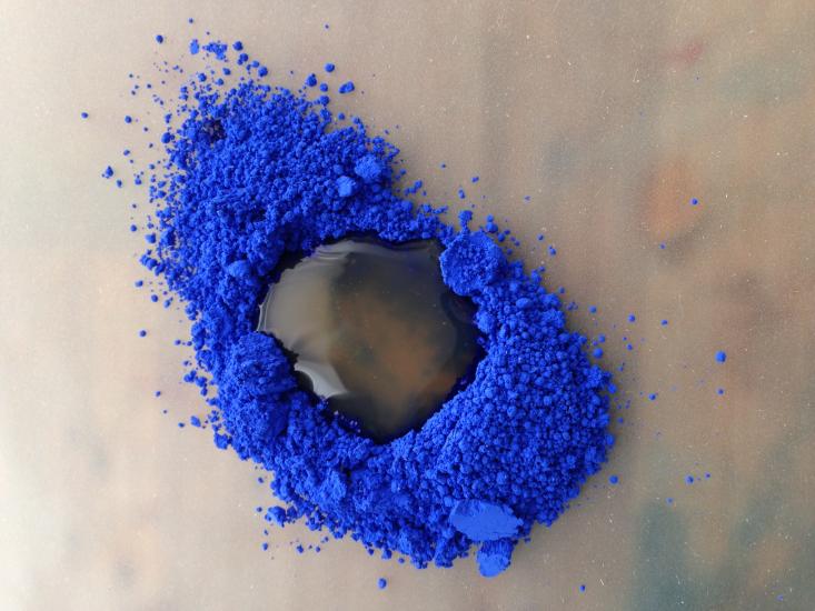 Kuvataiteen sininen teos