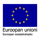 Logo: Euroopan unioni, Euroopan sosiaalirahasto.