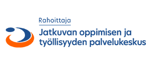 Rahoittajan logo: Jatkuvan oppimisen ja työllisyyden palvelukeskus.